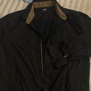 Men's Black and Tan Blazer